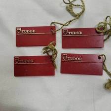 1 x Vintage Tudor Watch Hang Tag 30110 & Red Price Tag Used Ship Random