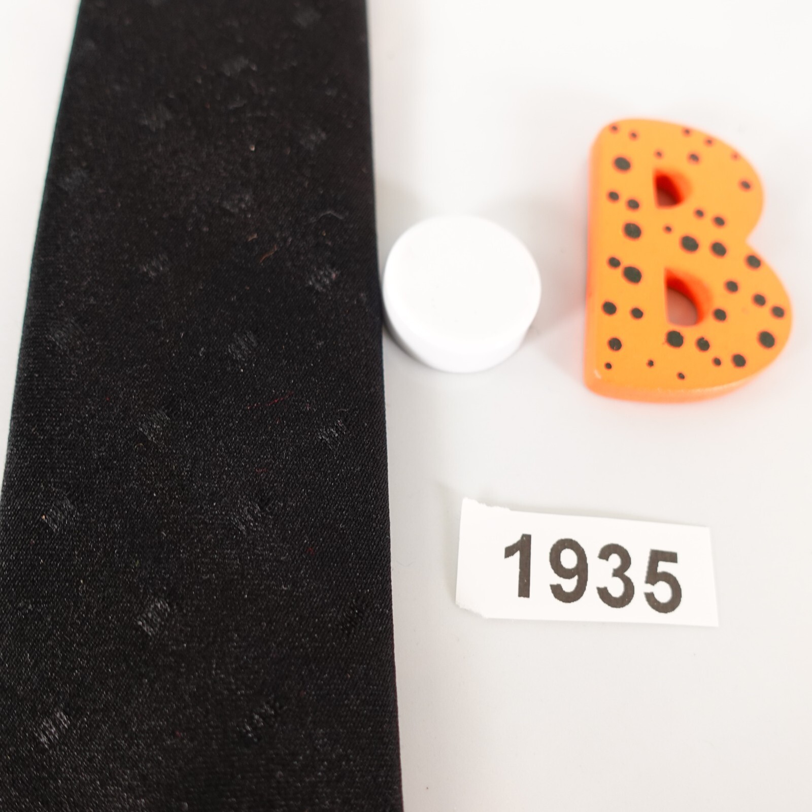 Black Solid Basic Minimal Necktie Tie Wedding Gro… - image 7