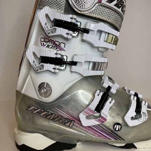 Tecnica Demon W 105 Womens White Ski Boots Size 23.5 US 6.5 - Picture 2 of 9