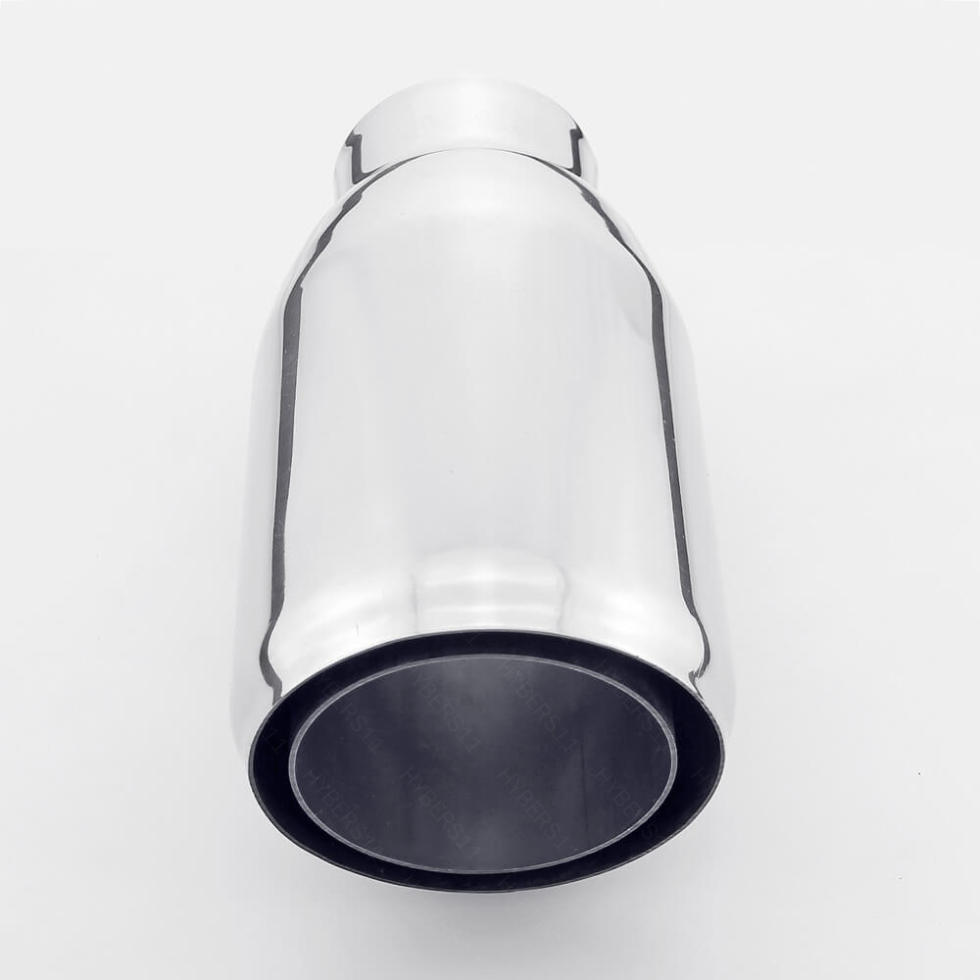 3.5 Exhaust Tips TRI-HYBERS 3 Inch Inlet Oval Exhaust Tip - 304 Stainless Steel, 8.27 Inch Length 3 In To 4 In Exhaust Tip - Foto 8
