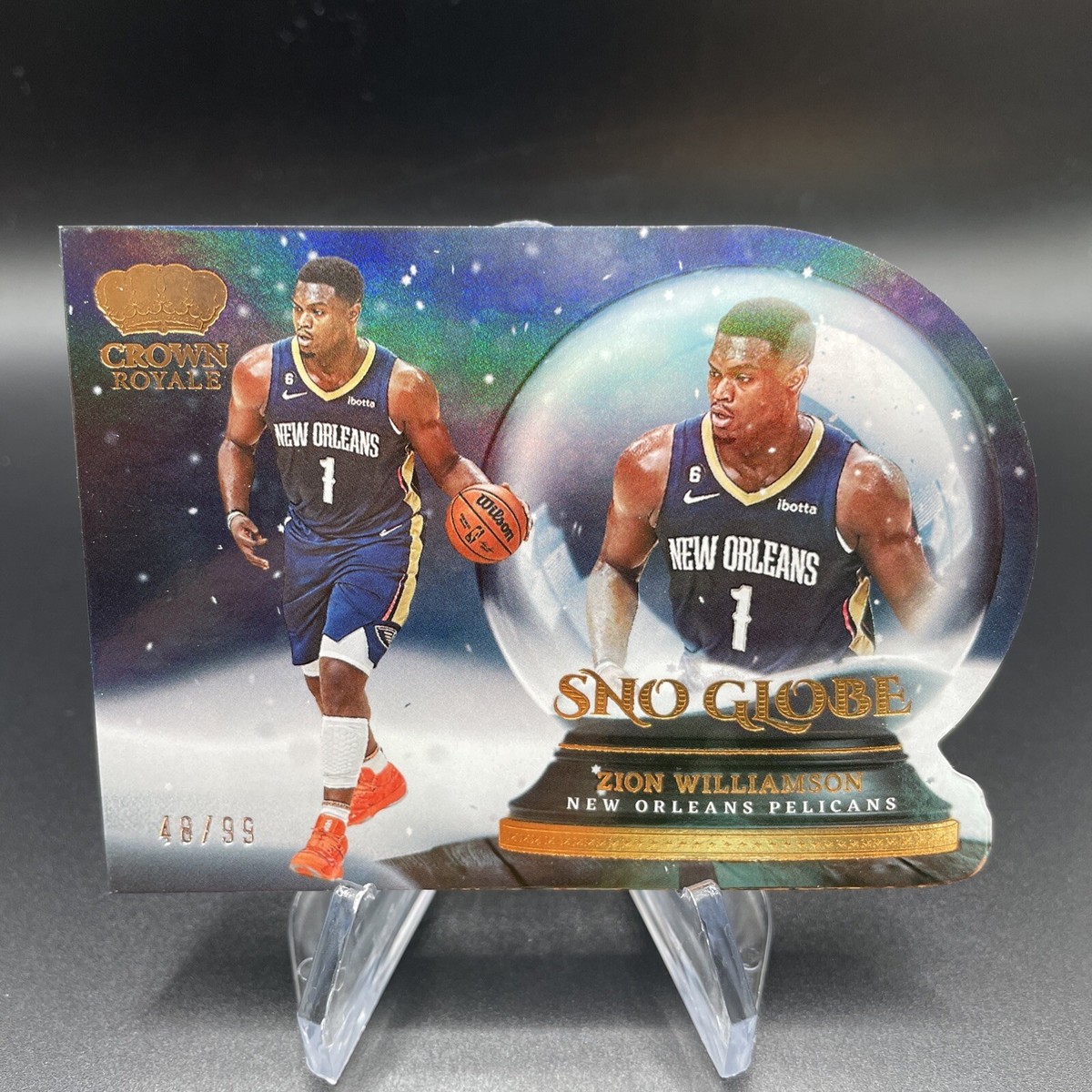 2022-23 Panini Crown Royale - Sno Globe #2 Zion Williamson /99 | eBay