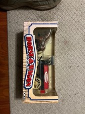 Vintage ERTL True Value Hardware Stores Horse and Wagon Coin Bank 1990 NEW