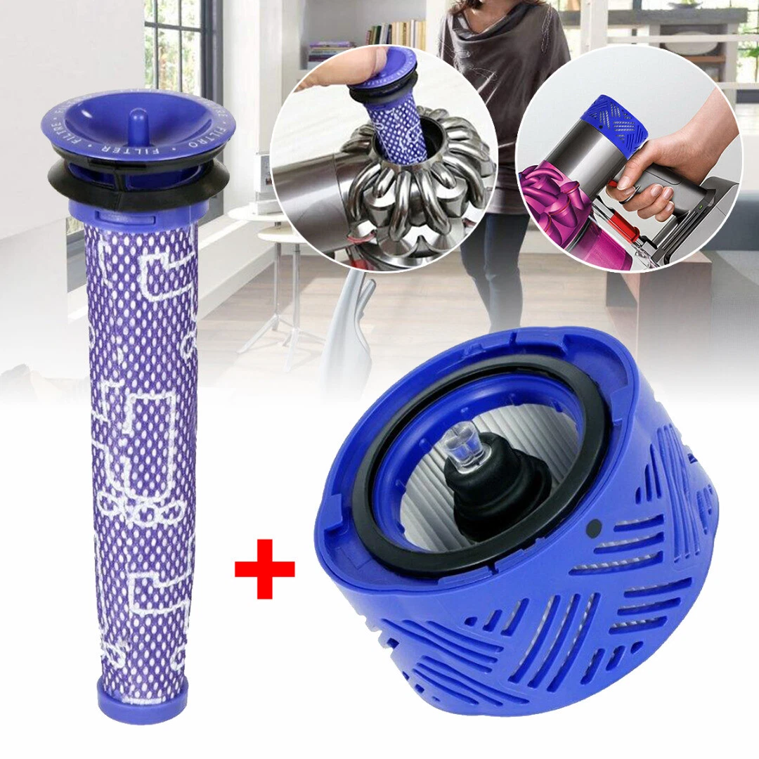 Pre & Post Motor HEPA Filter Kit For Dyson V6 Absolute Total Clean O | eBay