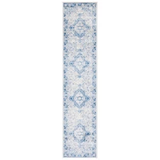 SAFAVIEH Brentwood Collection BNT888M Blue / Ivory Rug