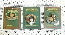 Boyds Bear NWT Collectible Pins 3 Bearwear