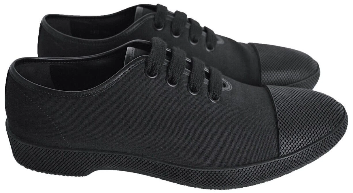 PRADA Lace Up Logo Black for sale | eBay