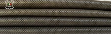 OLIVE PINHOLES PERFORATED VEGETABLE TAN Lamb leather 2 skins 10sqf 0.9mm #B8910