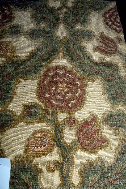 Designer KRAVET COUTURE Brocade 19" x 13"  Fabric Sample For Pillow Crafts - Image 2 of 2