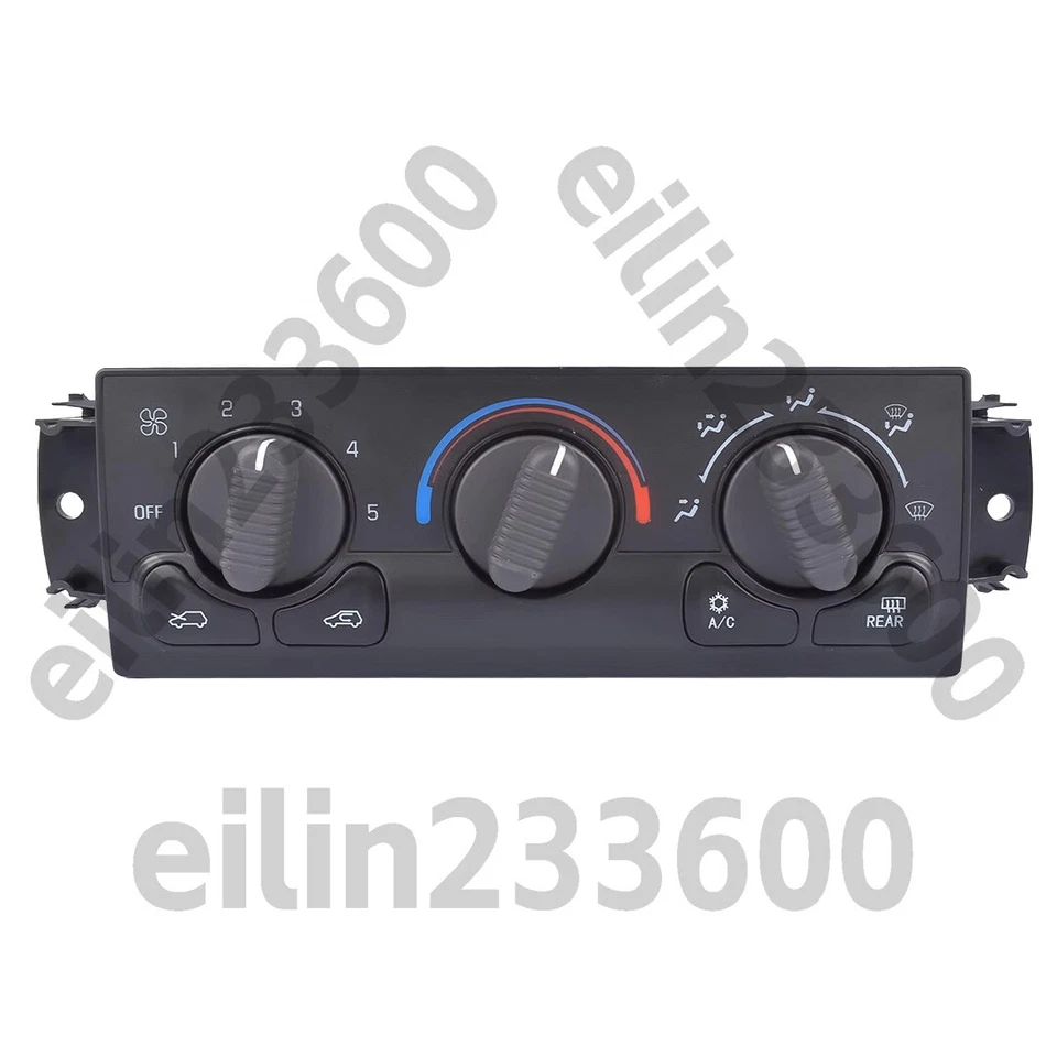 99-02 Tahoe Silverado Sierra AC Heater Control w/ Defrost BLUE LED LIGHTING Foto 2 de 4