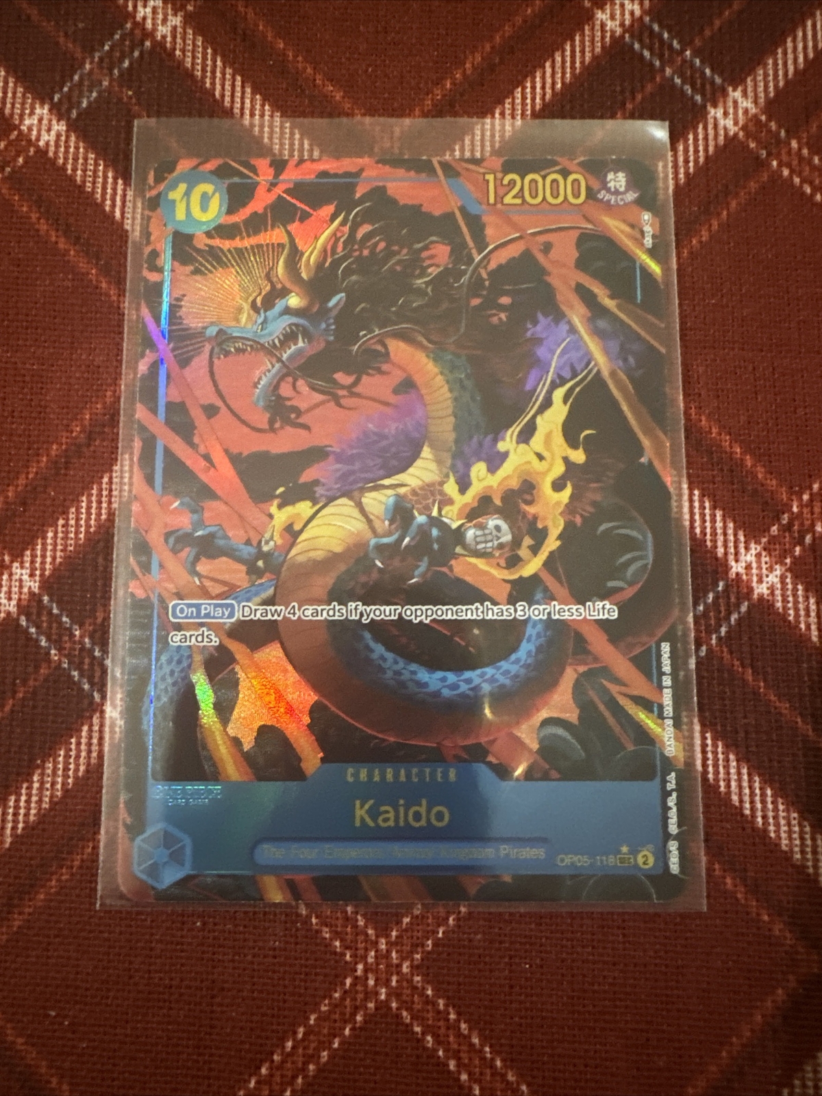 Kaido - OP05-118 - SEC Alt Art - Awakening Of The New Era - One Piece TCG