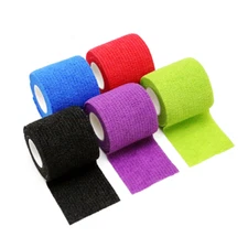 5pcs Medical Grade Tattoo Bandage Self-Adhesive Elastic Tape For Grip 5cm*4.5M