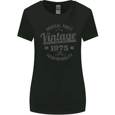 Vintage Year 51st Birthday 1975 Womens Wider Cut T-Shirt