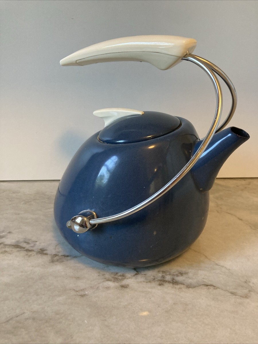 Noritake Colorwave Blue Enameled Steel Mid Century Space Age