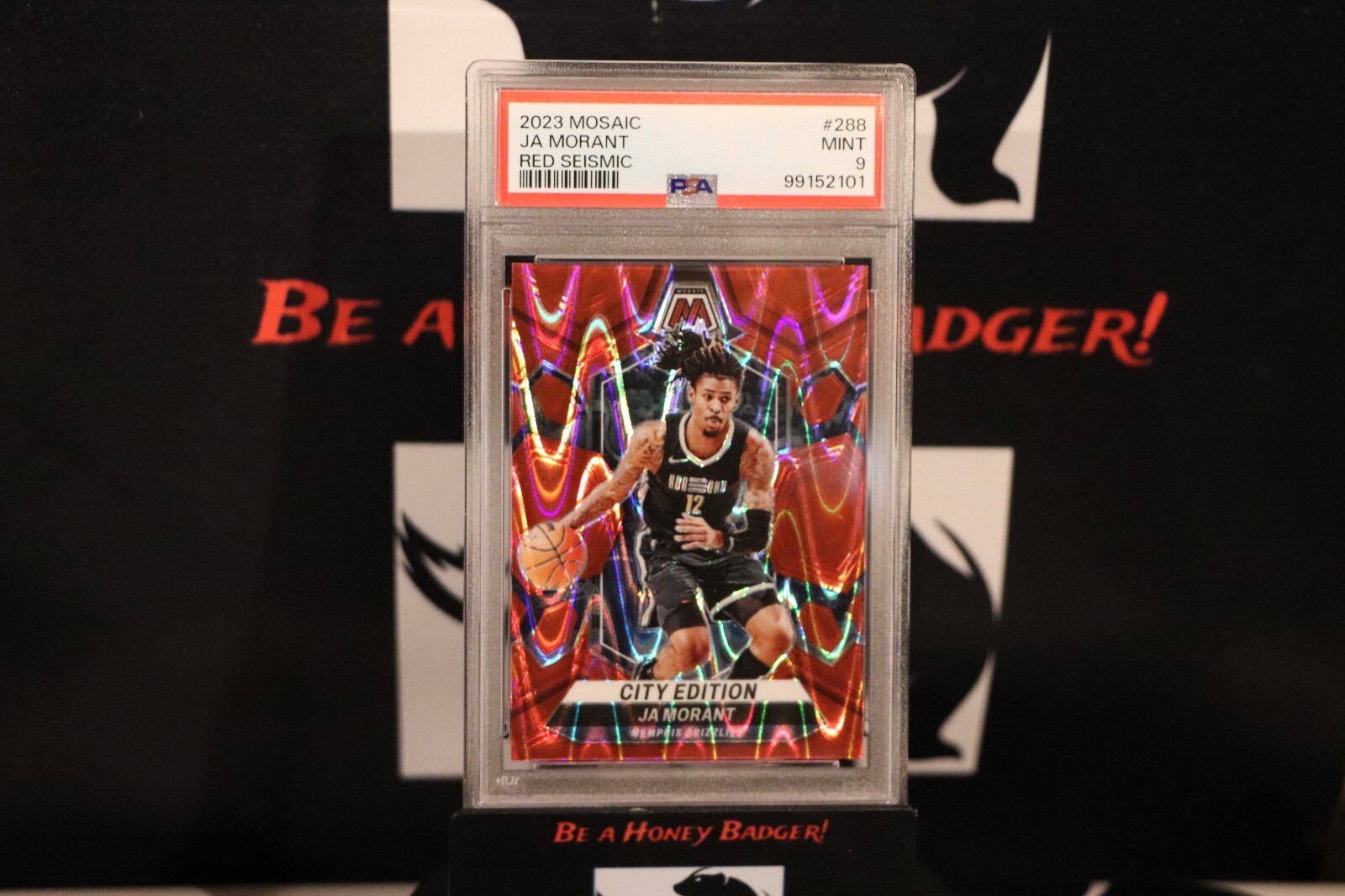 2023 Mosaic Ja Morant City Edition Red Seismic /299