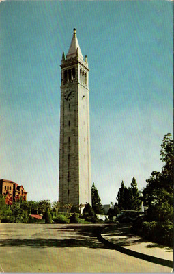 Berkeley California University CA Campanile Sather Tower Union Oil 76 Postcard