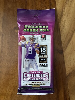 2020 Panini Contenders Draft Picks College Football Card FAT PACK - Joe Burrow