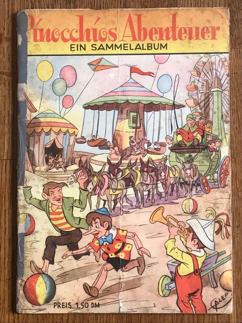 Album Figurine PINOCCHIO 1953 COMPLETE GALEP tex bonelli