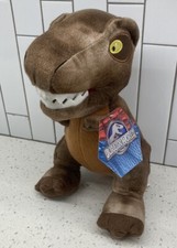 10  2018 T-REX PLUSH JURASSIC WORLD BRAND NEW WITH TAG RARE TOY FACTORY