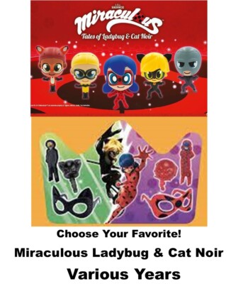 Burger King 2018/2022 Miraculous Lady Bug Cat Noir Toys-Pick