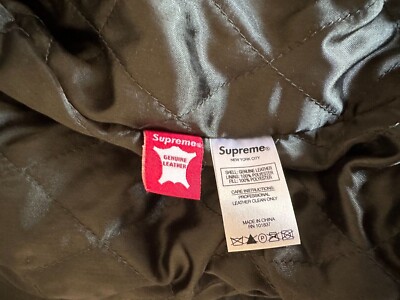 Supreme Camo Leather Hooded Jacket - Fall/Winter 2019 | eBay