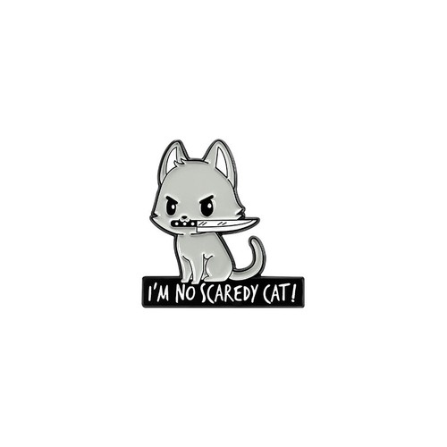 Funny Cat Bunny Brooch Cute Animal Brooches Lapel Pin Enamel Pins Badge Gifts - Foto 13 di 18