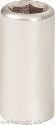 KS Tools 1/4'' Bit-Adapter-Stecknuss für 1/4  Bits, schlank - nur Ø10mm 911.4337