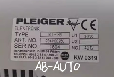 New B1-M8 9341100250 PLEIGER Module