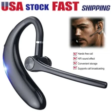 Bluetooth Earphone Wireless Headset Stereo Headphone with Mic for iOS Android
