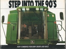 Original John Deere Combines for Row Crop and Rice Sales Brochure DKA24 (88-12)