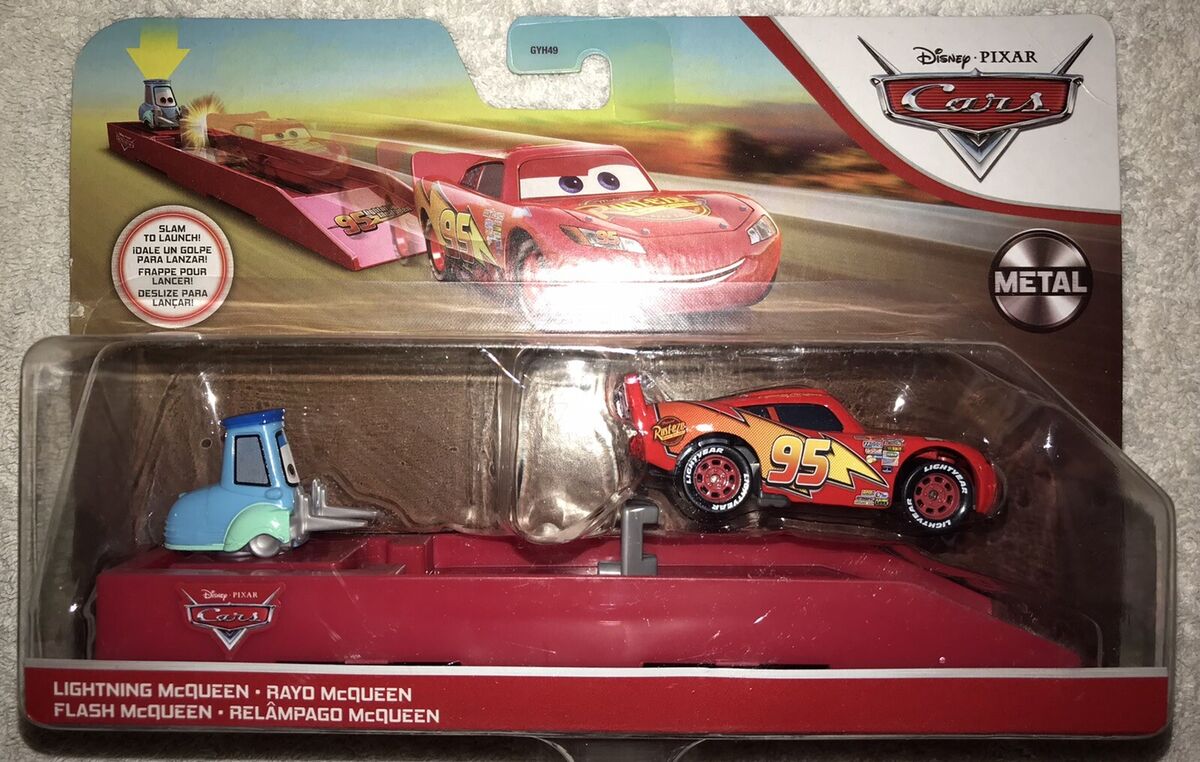 Disney Pixar's Cars Lightning McQueen Die-Cast Launcher and Car by