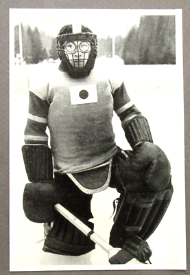 1936 Olympics TEIJI HONMA JAPAN GOALIE Hockey photo card premium