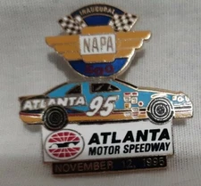 1995 NAPA 500 Atlanta Motor Speedway NASCAR Cup Pin Earnhardt win Gordon Champ