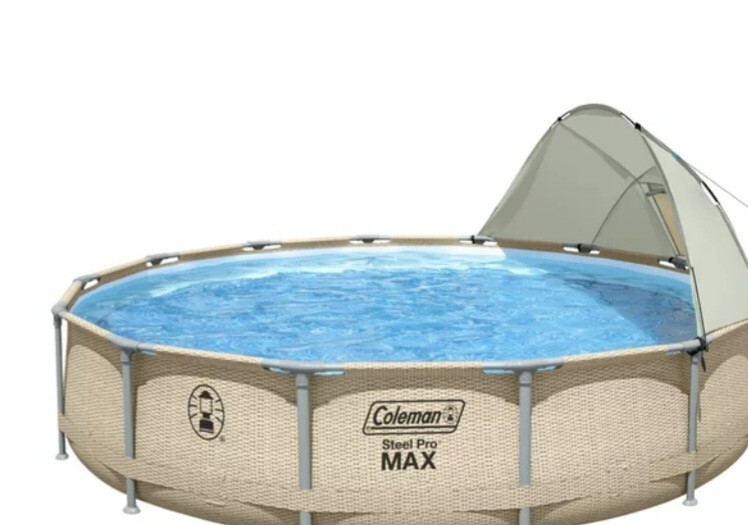 Coleman steel pro max round above ground pool 14ft x 33 inches | eBay
