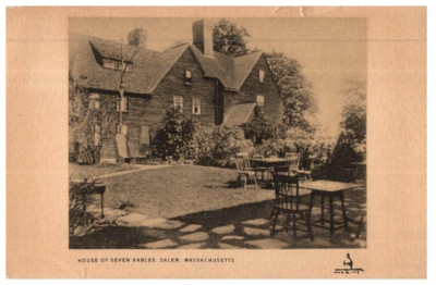 Haus Der Sieben Giebel Salem Massachusetts Postkarte