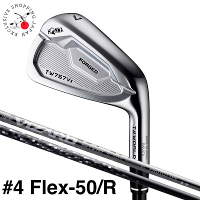 HONMA クラブVIZARD6本 HONMA Tour World TW757Vx Iron #4 VIZARD PROTOTYPE 50 Graphite