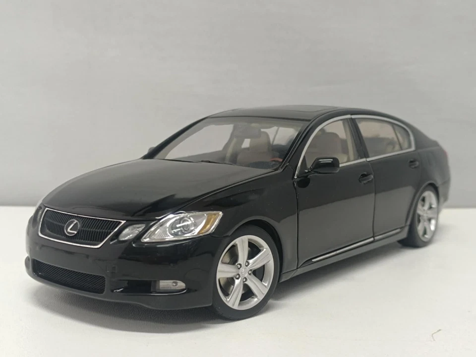 Lexus GS 430 2006 Black Onyx Nero - Autoart 1:18 Usato in Box - Immagine 4 di 4