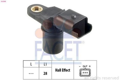 FACET 9.0348 Nockenwelleposition Sensor für OPEL Movano Kastenwagen (X70)