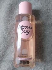 VICTORIA  S SECRET PINK WARM  COZY FRAGRANCE BODY MIST SPRAY SPLASH 8.4 Fl oz