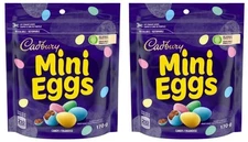 Cadbury Mini Eggs, Chocolatey Candy Eggs, 151g (2 Pack)