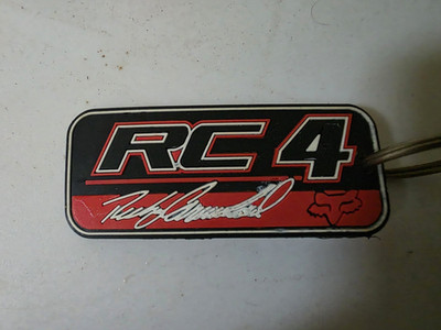 Ricky Carmichael RC4  Fox motorcycle Key Chain motocross supercross