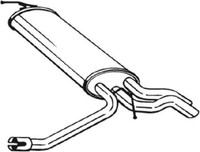 Bosal 175-087 EndschalldäMpfer FüR MERCEDES-BENZ