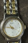 Small Vintage Seiko Watch In Silver And Gold Tone READ