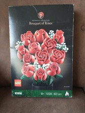 Lego Rose Flower Bouquet of Roses Kit 10328 Botanical Collection 822 pieces BNIB