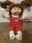 Vintage Cabbage Patch Kid Doll Jesmar Brown Hair Blue Eyes HM3