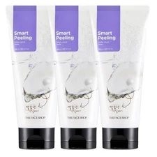 THE FACE SHOP Smart Peeling White Jewel Perle Face Scrub 120ml x 3ea