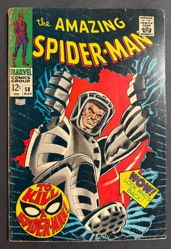 The Amazing Spider-Man #58 (Marvel Comics March 1968), VG