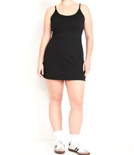 Old Navy Powersoft Black Athletic Dress w/ Built-in Bra & Shorts Size 2X NWT