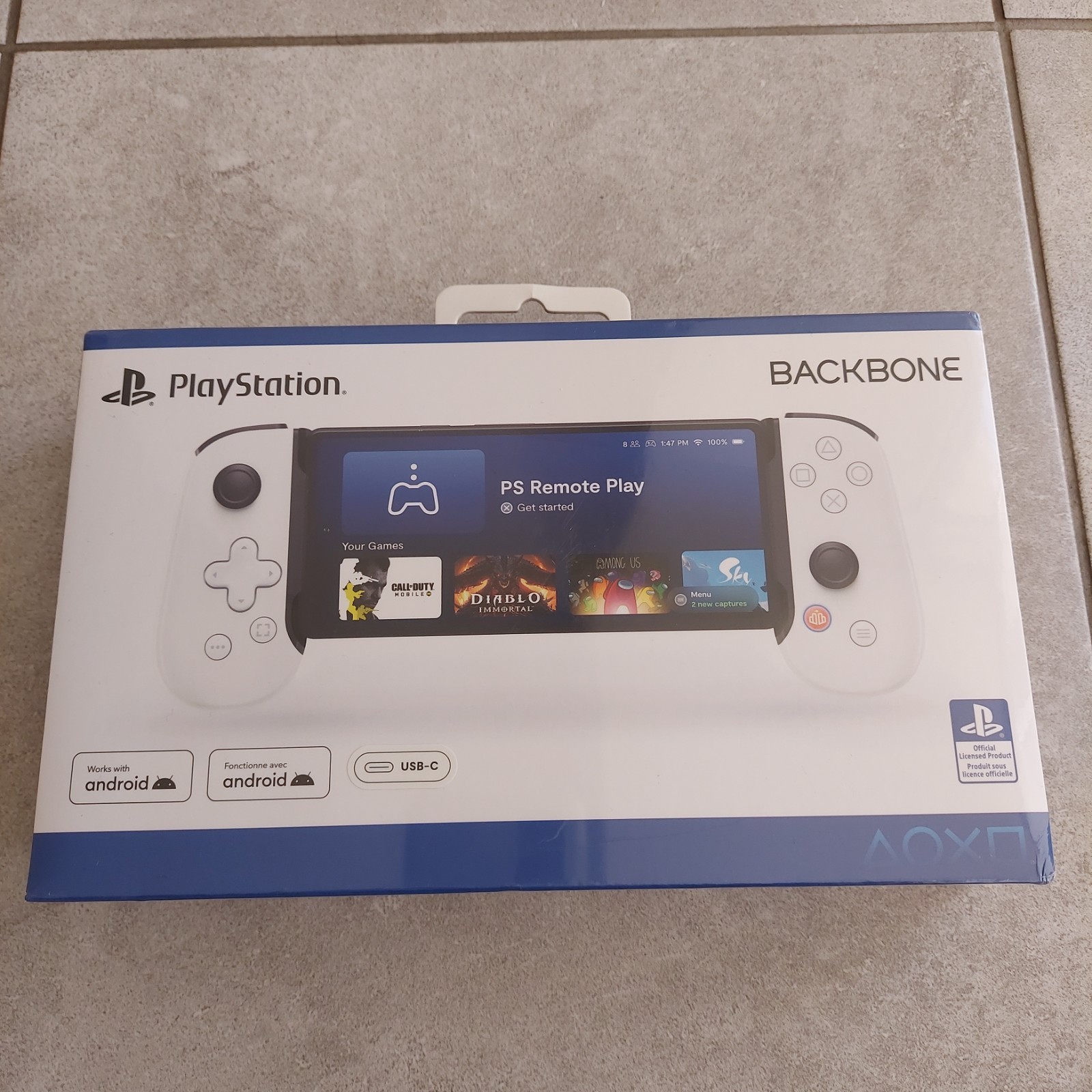Backbone One Controller for Android & iPhones with USB-C White Brand New Sealed