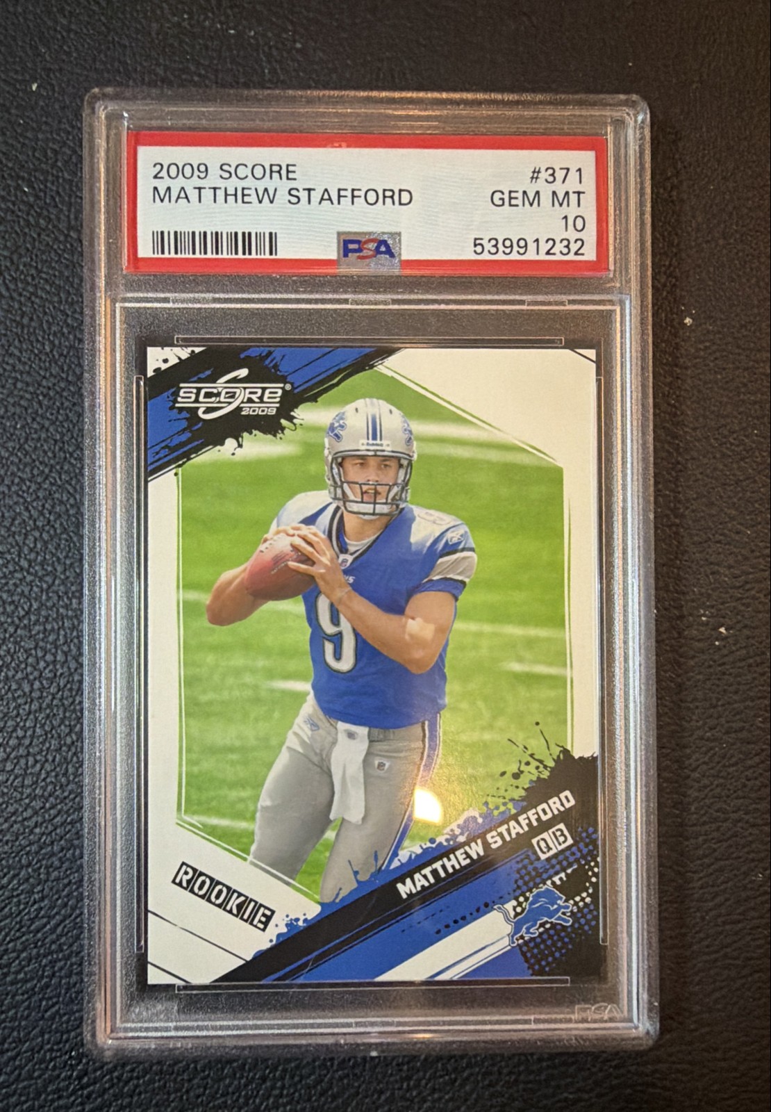 2009 Score - Rookie Matthew Stafford #371 (RC) PSA 10