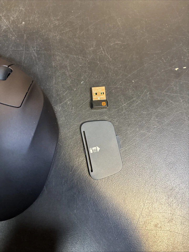 Logitech Logi M570 Wireless Trackball Mouse & Paired Receiver Blue Ball - Works - Image 2 of 4